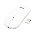 Mouse Inalámbrico Silencioso XUE 1600 DPI USB-C Blanco Bluetooth + 2.4GHz