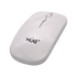 Mouse inalámbrico Silencioso 1WIRELESS 1600DPI 3-BOT 2.4GHZ + BT, BATT INT, USB-C BLANCO XUE®