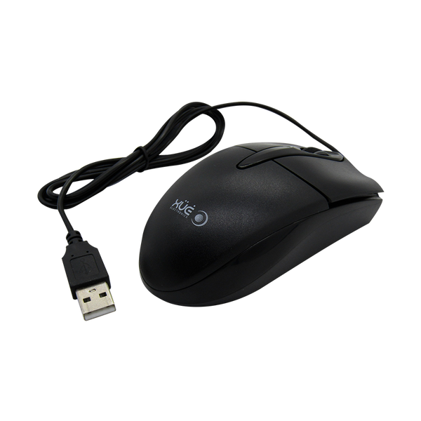 Mouse Óptico USB 2.0 1000 DPI 3-Botones Negro XUE® M120