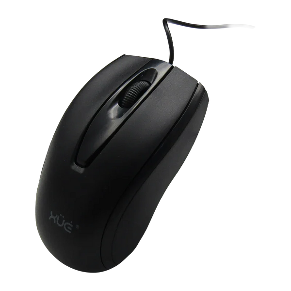 Mouse Óptico USB XUE PRO M400 1200 DPI Negro para Oficina