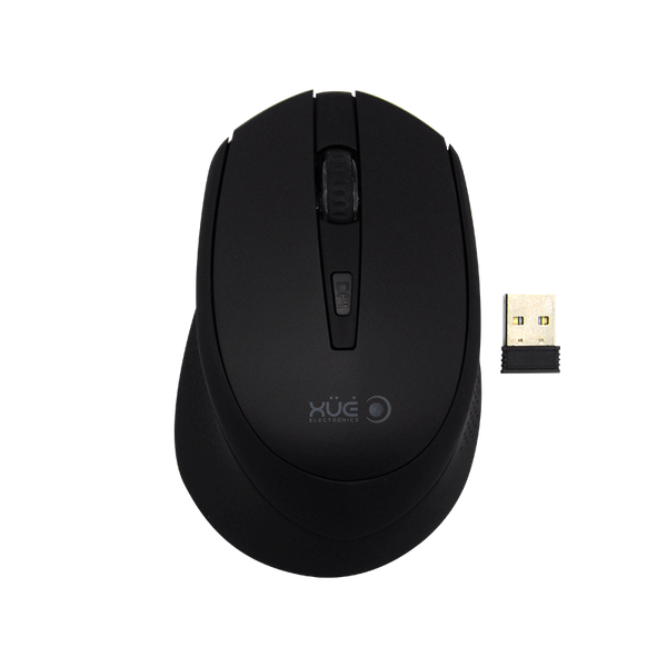 Mouse inalámbrico Silencioso XUE® 1600Dpi MUTE W500 Negro