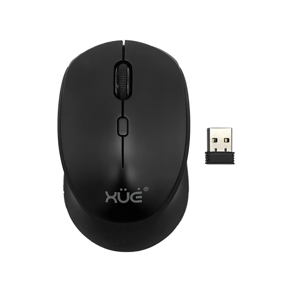 Mouse inalámbrico Silencioso XUE® 1600Dpi Mute W600 Negro