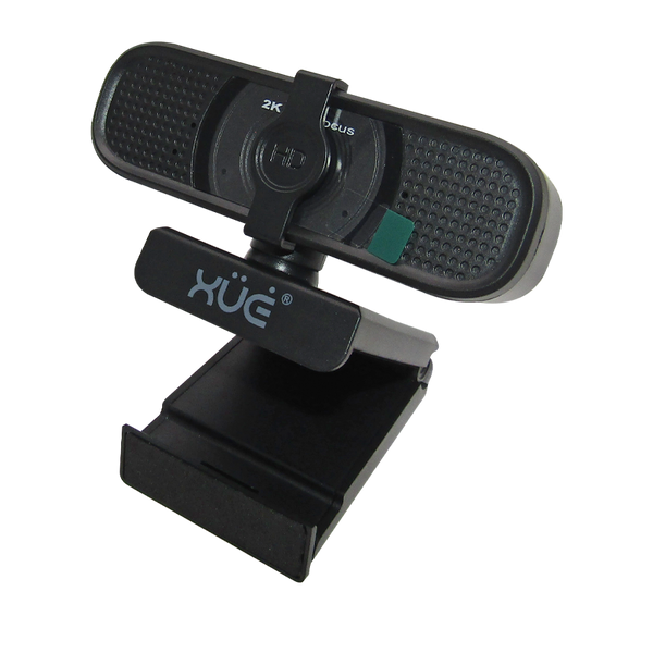 Cámara Webcam USB 2.0 2K 2560 x 1440p con Doble Mic AF Colo Negro, marca XUE® CAPTURE PRO C500