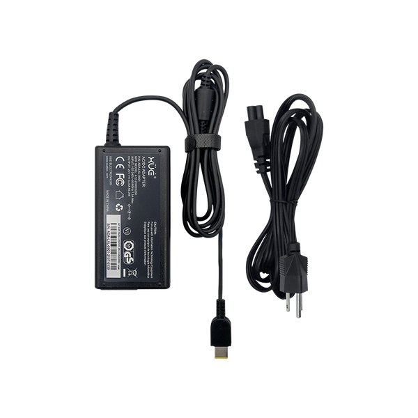 Cargador de corriente XUE® para portátil Lenovo 20V-3.25A 65W Yoga 13 Plug Cuadrado (Slim)