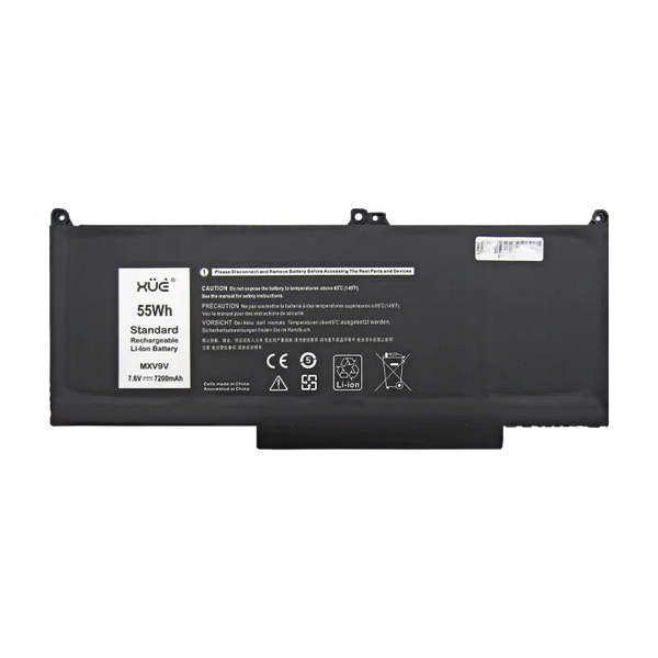 Batería XUE® para portátil DELL LAT 5310 E5300 E7300 E7400 7.6V-7200mAh 4-Cel 55WH CI5-10 MXV9V