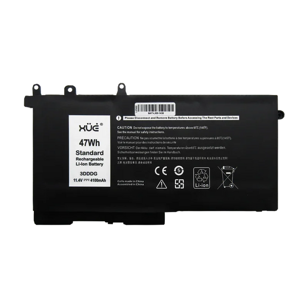 Batería XUE® para portátil DELL Latitude 5280, 5490, 5590, 5290, 5580, 5480 11.4V- 4100MAH 47WH 3-CELL CI5-8 093FTF (CORTA)