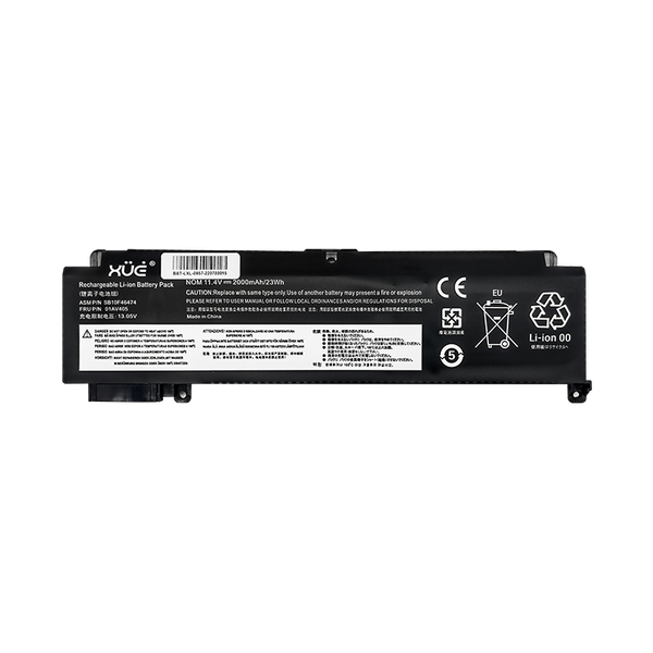 Batería XUE® para portátil Lenovo T460S T470S 11.4V-2000mAh 23WH 01AV405