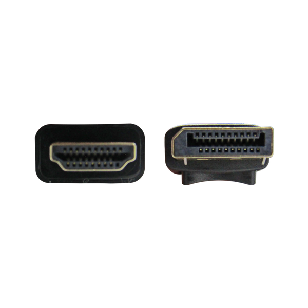 Cable Displayport a HDMI, 1.8 Metros 4K 30HZ/1080p 60Hz 3840×2160 28AWG Full Copper (Color Negro), Marca XUE®