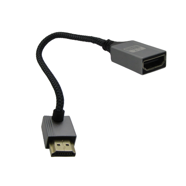 Extensor HDMI 4K/60HZ 90° 15CM, color Negro, marca XUE®
