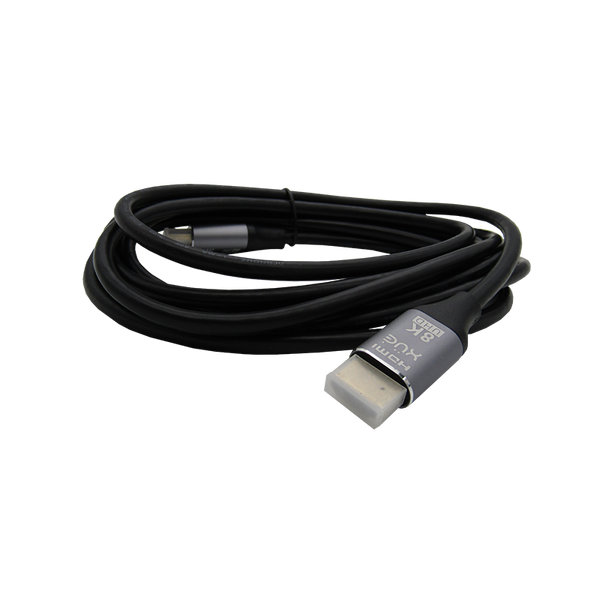 Cable HDMI V2.1 4320P 8K 1.8M MACHO A HDMI MACHO NEGRO 19+1 30AWG OD 6.0MM XUE®