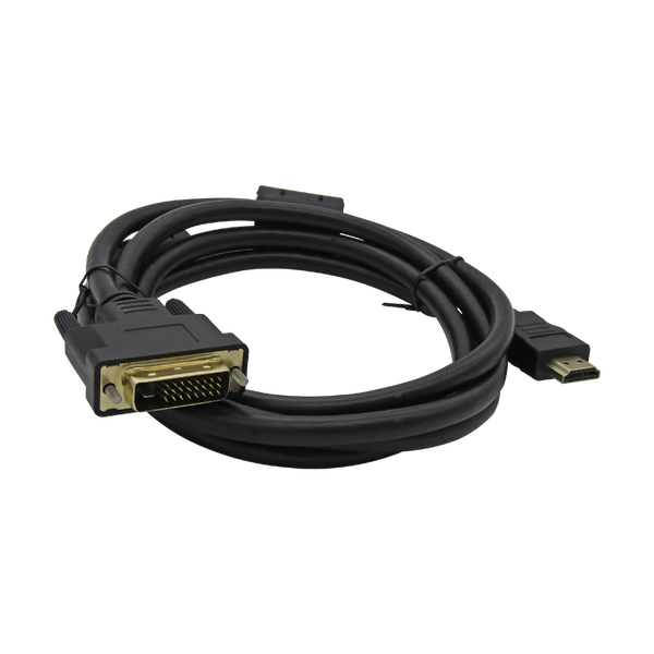 Cable DVI-D 24+1/24+5 macho a HDMI macho 4K 60HZ 3840×2160 1.8M  C/FILTROS (Bi Direccional) XUE®