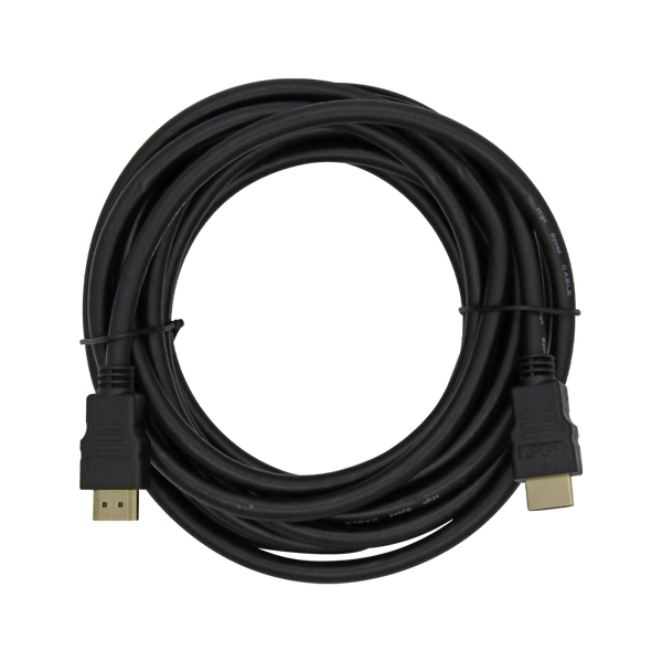 Cable HDMI v2.0 2160p 5M Macho a HDMI Macho Negro 4K 3D 19+1 28AWG OD 7.3MM SIN FILTROS XUE®