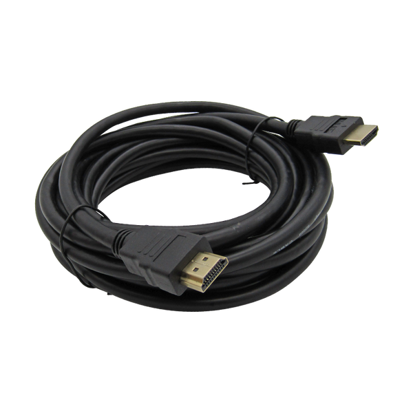 Cable HDMI v2.0 2160p 5M Macho a HDMI Macho Negro 4K 3D 19+1 28AWG OD 7.3MM SIN FILTROS XUE®
