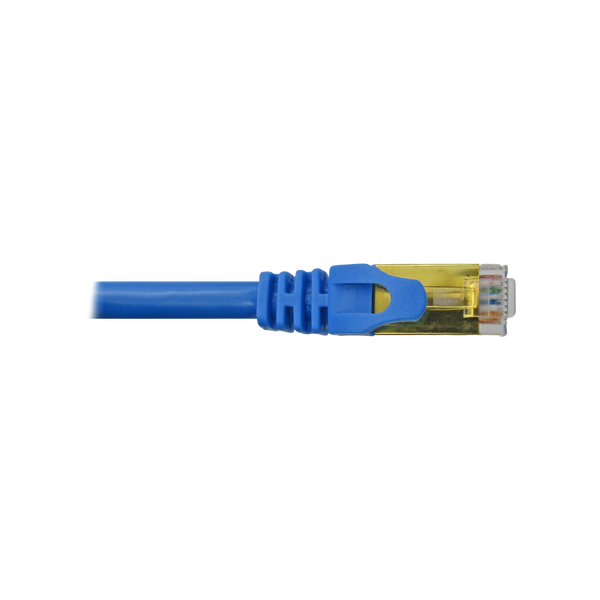 Cable Patchcord UTP CAT6A 3M 26AWG 10Gbps CCA 80% PVC color azul XUE®