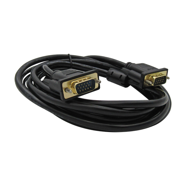 Cable VGA 3M HDB15 Macho a HDB15 Macho 15-Pines (3+4) 30AWG CU OD:6.0mm c/filtros XUE®
