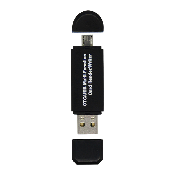 Convertidor Micro USB OTG a USB 2.0 Adapter SD Card Reader