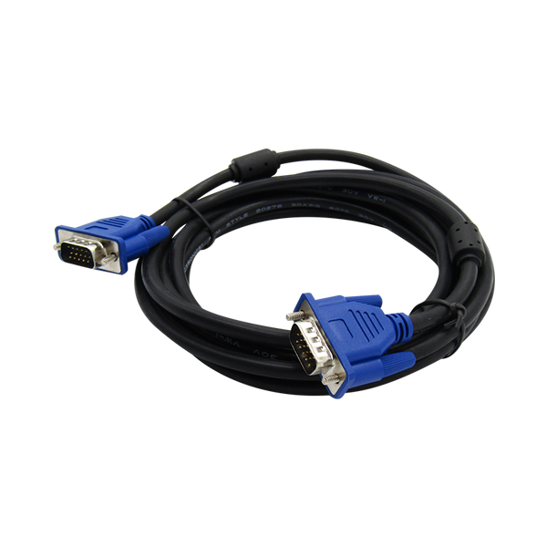 Cable VGA 1.8M HDB15 Macho a HDB15 Macho 15-Pines (3+4) 30AWG CU OD:6.0mm c/filtros XUE®