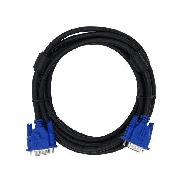 Cable VGA 5M HDB15 Macho a HDB15 Macho 15-Pines (3+4) 30AWG CU OD:6.0mm c/filtros XUE®