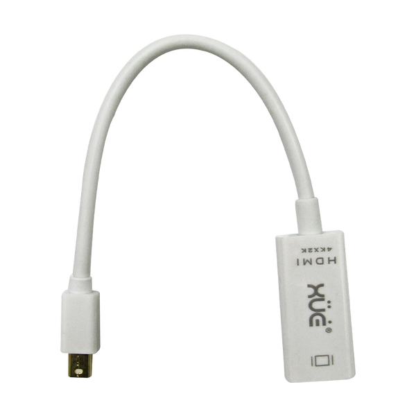Convertidor Mini-Displayport Macho a HDMI Hembra Mac (Blanco) marca XUE®