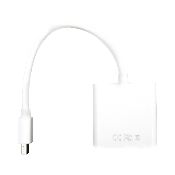 Convertidor Mini-Displayport a VGA Mac Chipset 2168 (Blanco) marca XUE®