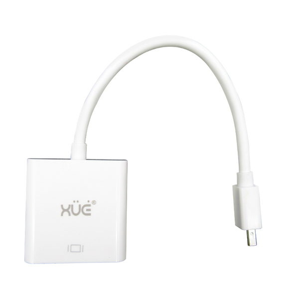 Convertidor Mini-Displayport a VGA Mac Chipset 2168 (Blanco) marca XUE®