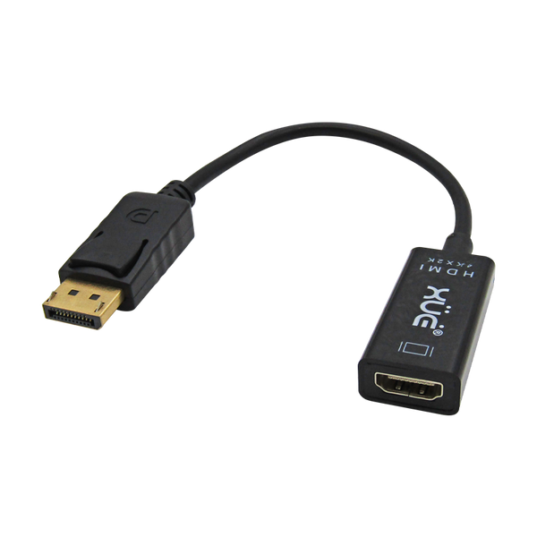 Convertidor Displayport Macho a HDMI V1.2 Hembra 4K 3D, 30/60HZ Chip PS1762, marca XUE®
