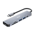 Docking Station XUE® 6-1 Tipo-C 3.1 Gen1 a 1 * HDMI 4K + PD 100W + 1*USB3.0 + 1*USB2.0 + SD/TF, Color Gris, Marca XUE®