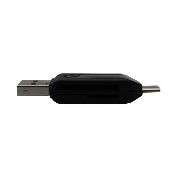 Convertidor Micro USB OTG a USB 2.0 Adapter SD Card Reader XUE®