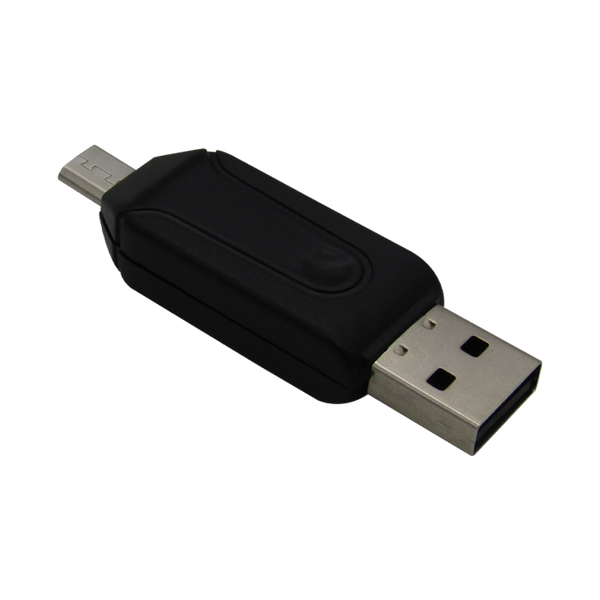 Convertidor Micro USB OTG a USB 2.0 Adapter SD Card Reader XUE®