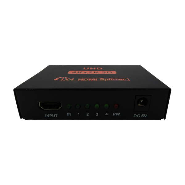 Splitter de video HDMI V1.4 a 4 Puertos HDMI 1080p & 4k marca XUE®