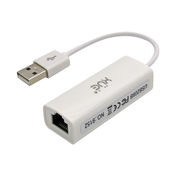 Convertidor USB 2.0 A LAN 10/100 RJ45 BLANCO CH9152 XUE®