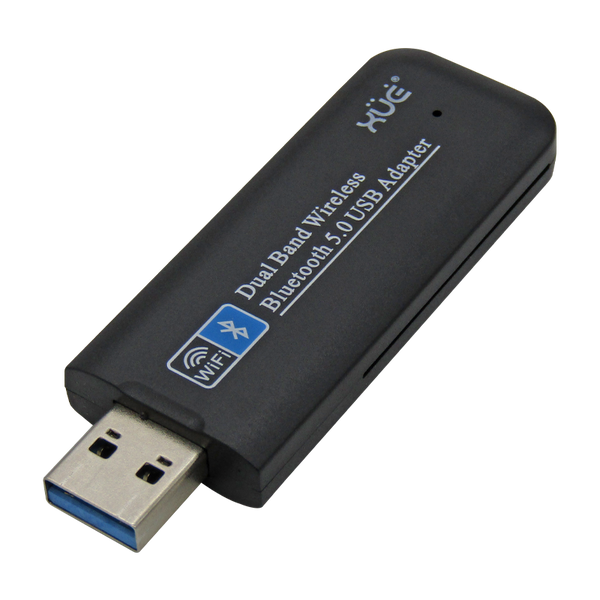 Adaptador USB 3.0 WIFI Dual Band 1300MBPS 802.11B/G/N + BT5.0 (RTL8822BU) XUE®