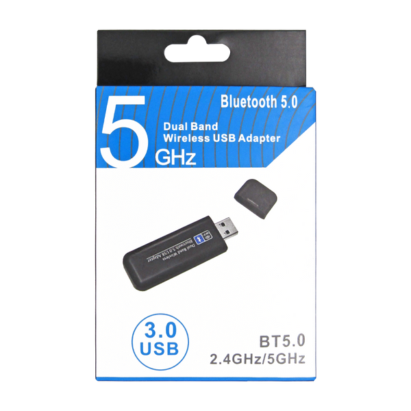 Adaptador USB 3.0 WIFI Dual Band 1300MBPS 802.11B/G/N + BT5.0 (RTL8822BU) XUE®