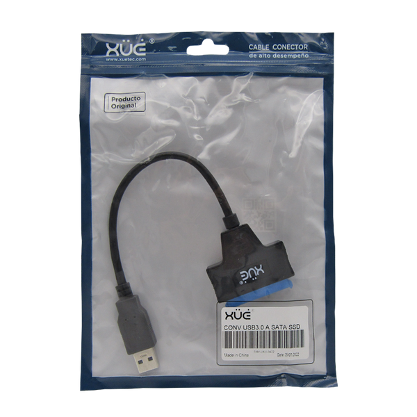 Convertidor USB 3.0 a SATA SSD 2.5