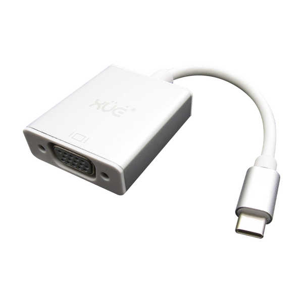Convertidor USB-C a VGA 1080P (PC y Mac) marca XUE®