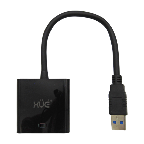 Convertidor USB 3.0 a VGA resolución 1920 * 1080p marca XUE®