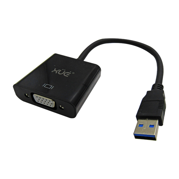 Convertidor USB 3.0 a VGA resolución 1920 * 1080p marca XUE®