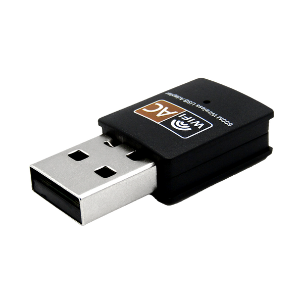 Adaptador USB 2.0 WIFI Dual Band 600Mbps 802.11B/G/N (RTK 8811AU) marca XUE®