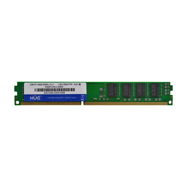 Memoria RAM para PC DDR3L PC12800 2GB 1600MHZ CL11 1.5/1.35V DESKTOP XUE®