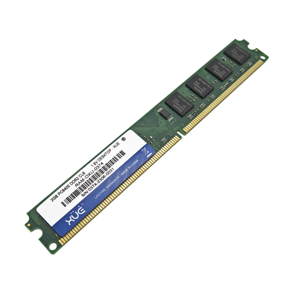 Memoria RAM para Desktop DDR2 PC6400 2GB 800MHZ CL6 1.8V marca XUE®