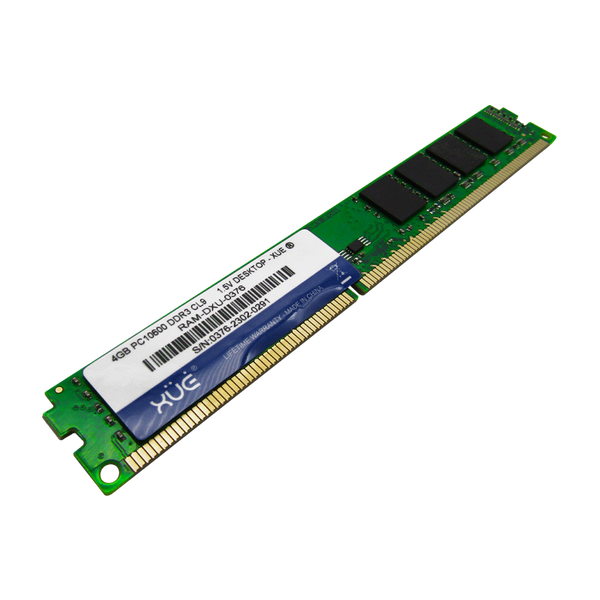 Memoria RAM para Desktop DDR3 PC10600 4GB 1333Mhz CL11 1.5V marca XUE®