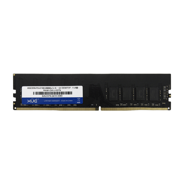 Memoria RAM para Desktop DDR4 PC4-21300 8GB 2666Mhz CL19 1.2V, marca XUE® - PCS FOR ALL SAS