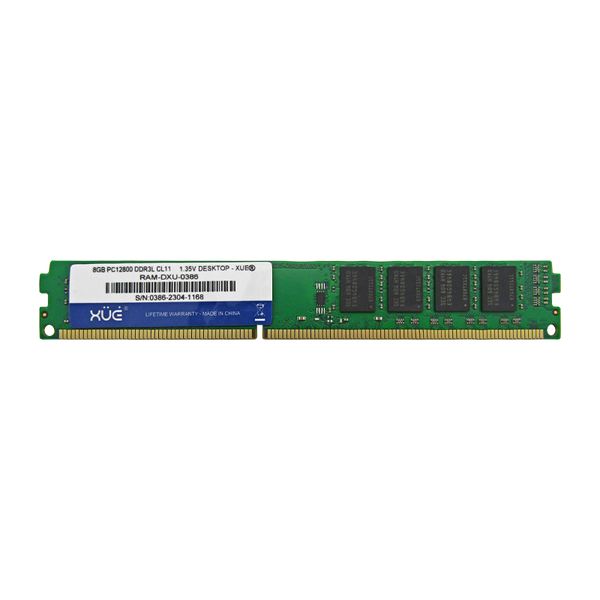 Memoria RAM para Desktop DDR3L PC12800 8GB 1600Mhz CL11 1.5V/1.35V, marca XUE®