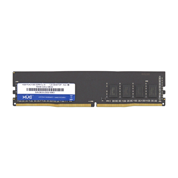 Memoria RAM para Desktop DDR4 PC4-21300 4GB 2666MHZ CL19 1.2V marca XUE®