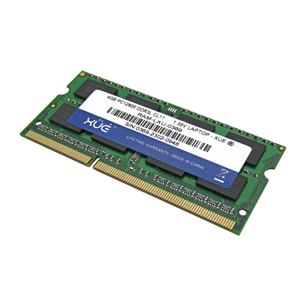 Memoria RAM para Portátil DDR3L PC12800 4GB 1600Mhz CL11 1.5/1.35V Laptop, marca XUE®