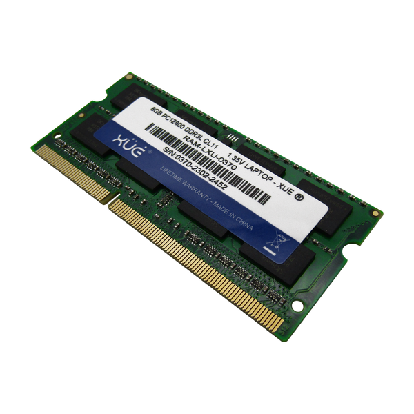 Memoria RAM para Portátil DDR3L PC12800 8GB 1600Mhz CL11 1.5/1.35V Laptop, marca XUE®