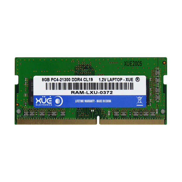 Memoria RAM para portatil DDR4 PC4-21300 8GB 2666Mhz CL19 1.2V marca XUE®