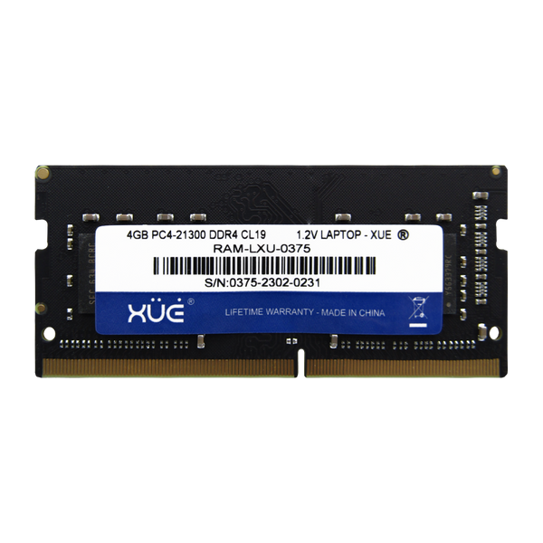 Memoria RAM para Portátil DDR4 PC4-21300 4GB 2666Mhz CL19 1.2V Laptop, marca XUE®