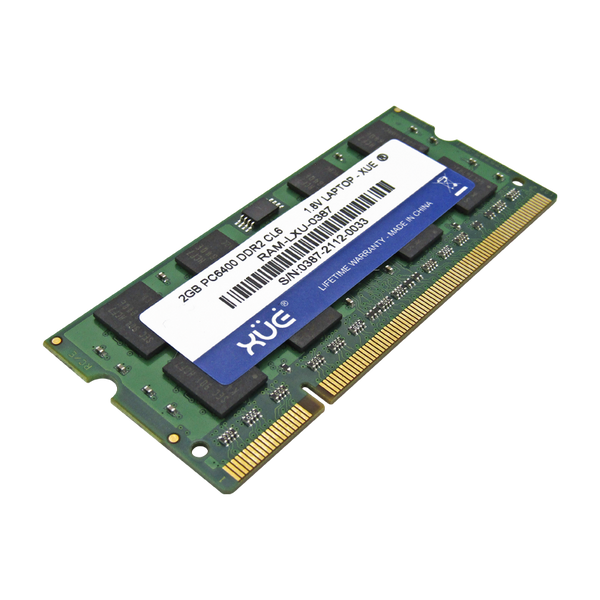 Memoria RAM para portatil DDR2 PC6400 2GB 800Mhz CL6 1.8V Laptop, marca XUE®