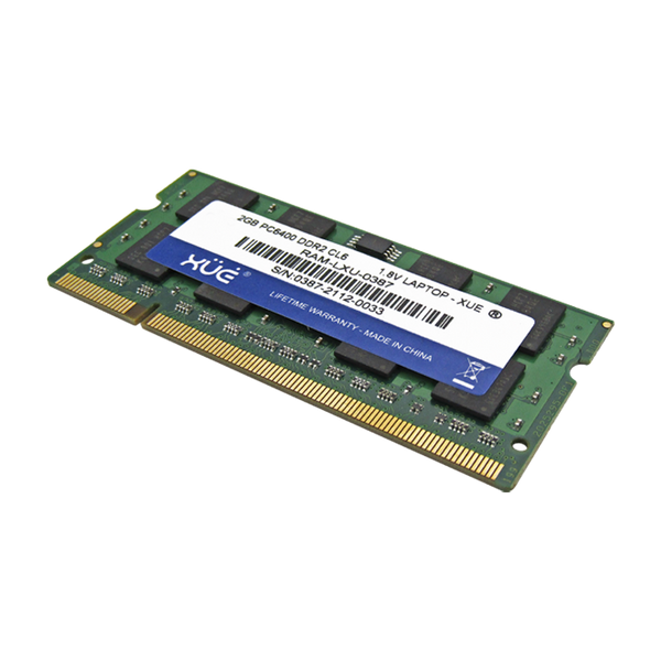 Memoria RAM para portatil DDR2 PC6400 2GB 800Mhz CL6 1.8V Laptop, marca XUE®